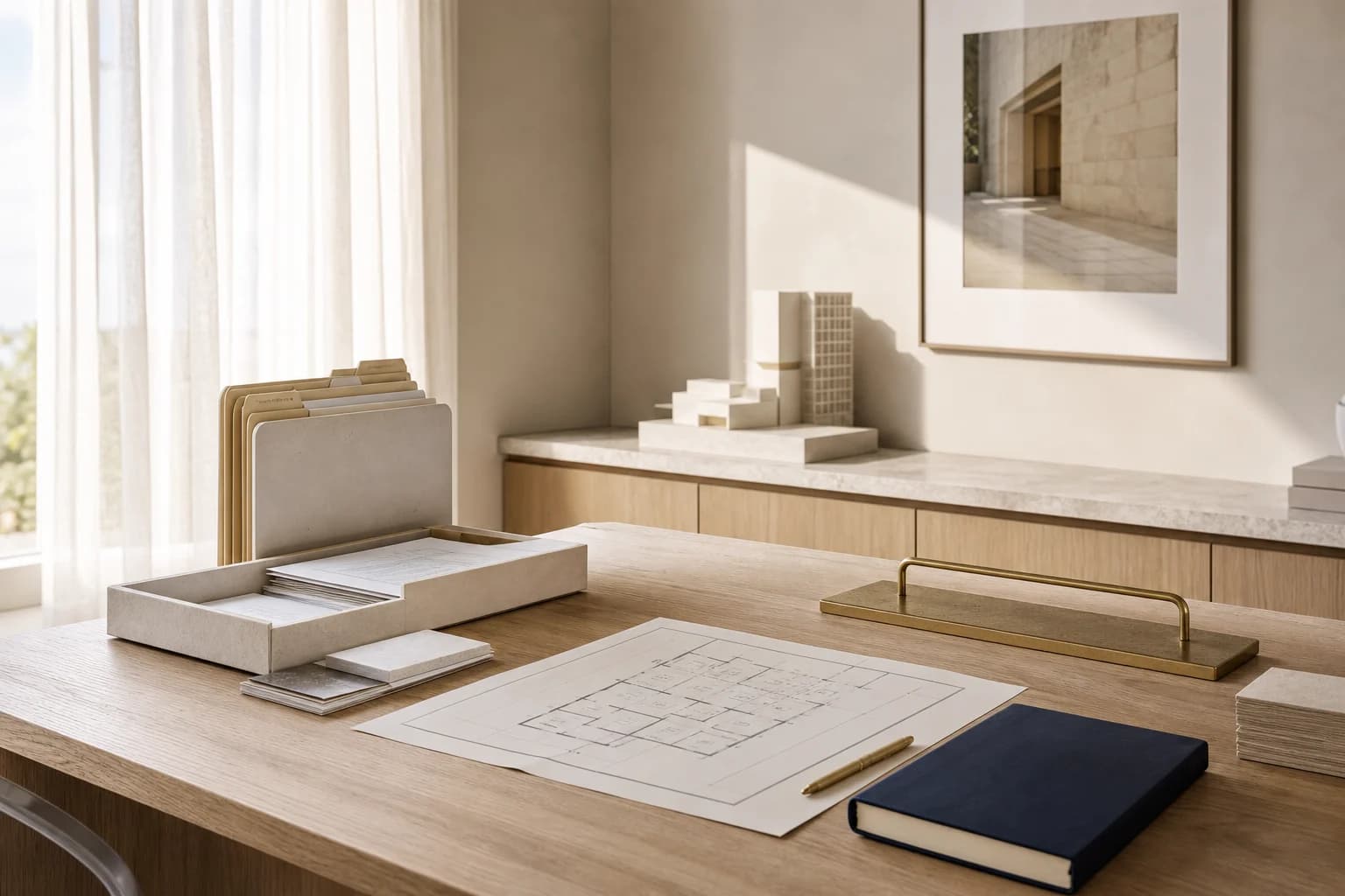 A minimal GREVA workspace prepared for organized real estate operations